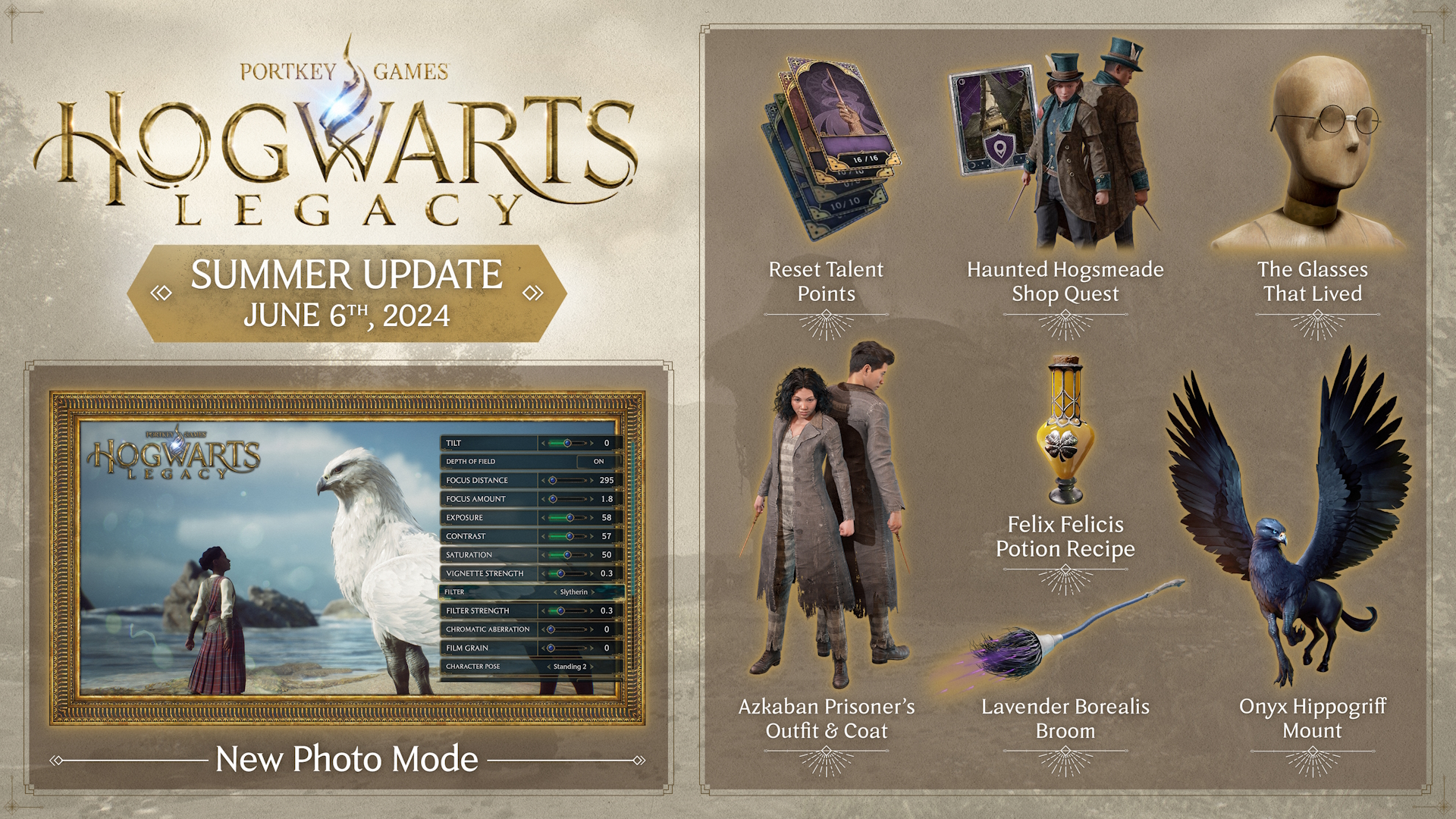 Hogwarts Legacy Switch Update 6/5/24 Portkey Games